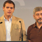 Antonio Robles, junto a Albert Rivera.