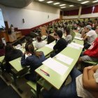 Imagen de una clase de la Universidad de Léon, que recibe menos fondos que la de Salamanca y Valladolid