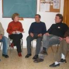 Miembros de Arba en una sesión de la terapia de grupo que se ofrece a los socios