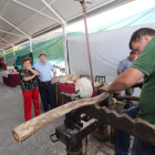 Un de los participantes en la feria que se celebra en El Espino. ANA F. BARREDO