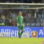 Ter Stegen, tras encajar un gol del Celta en Balaídos.
