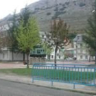 Plaza del Minero, en pleno centro del barrio de la Vasco en Ciñera