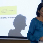 La ministra de Industria, Reyes Maroto, presenta las previsiones turísticas del verano 2018.