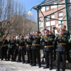 Vista parcial de la banda de la Vera Cruz durante su intervención.