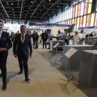 Suárez-Quiñones y Macho, en el Palacio de Exposiciones. RAMIRO