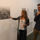 Los arquitectos Nuria Prieto y Pablo Rodríguez presentaron la exposición sobre Compostilla. LDM