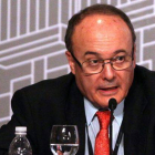 El gobernador del Banco de España, Luis M. Linde, la semana pasada.