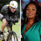Lance Armstrong y Oprah.
