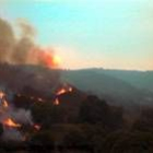 Imagen de archivo del frente de un incendio forestal ocurrido en el Bierzo en los últimos años