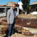 María Eugenia Gancedo y Manuel Rubial, concejal de infraestructuras, en una visita a las obras.