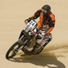 Ramón Gutiérrez probó su acoplamiento a la KTM 690 en la pasada edición de la Titan Desert.