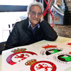 Lamberto Enrique Martín, socio número uno de la Cultural, mantiene una rivalidad futbolística con su propia familia. RAMIRO