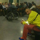 Sala de Urgencias del Hospital de León  la noche del martes