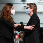 Janine Wissler y Susanne Hennig-Wellsow, ayer. CHRISTIAN MARQUARDT