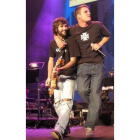David Otero junto a Dani Marín.