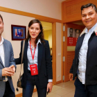  El PSOE de León analiza los resultados de las Elecciones. En la imagen, los candidatos Javier Alfonso Cendón y Andrea Fernández