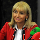 La secretaria general de la Agrupación de San Andrés del Rabanedo, María Eugenia Gancedo.