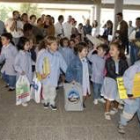 Esta estampa, ayer en Logroño, no se repite con 120 millones de niños en el mundo