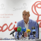 El candidato del PSOE a la Alcaldía de León, José Antonio Diez.