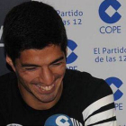 Suárez, durante la entrevista en los estudios de la Cadena Cope.