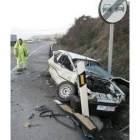 El índice de accidentes en la A-6 fue considerable a lo largo del 2004
