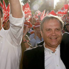 Pedro Sánchez y Antonio Miguel Carmona.