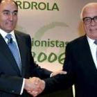 El nuevo presidente de Iberdrola Ignacio Sánchez Galán e Íñigo Oriol