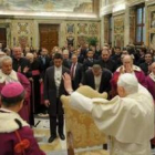Benedicto XVI durante la inauguración del Tribunal Judicial de la Rota Romana.