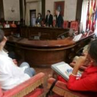 La corporación municipal recibió a los voluntarios que llegan a León estos días