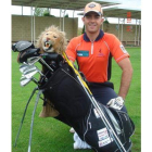 El golfista leonés, Jorge García