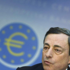 El presidente del BCE, Mario Draghi, anunció el jueves el mantenimiento de los tipos.