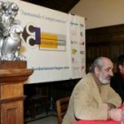 Santos Llamas y Álvaro de la Puente en la presentación de las jornadas en la sede de la Fundación