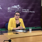 La secretaria de Organización de Podemos en Castilla-La Mancha, María Díaz.