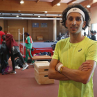 El atleta leonés Jorge Blanco preparará el Europeo en el CAR de Sierra Nevada. RAMIRO