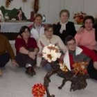 Algunas de las alumnas del curso de decoración floral de Gordoncillo