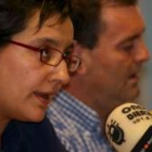 Amparo Vidal y José Antonio Velasco, ayer en rueda de prensa