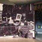 Detalle de la exposición ‘El arte en guerra: de Picasso a Dubuffet’, inaugurada en el museo Guggenheim de Bilbao.