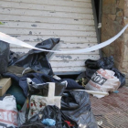 Imagen del garaje en el que han sido hallados los dos cadáveres.