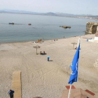 Panorámica de la la playa La Rivera de Ceuta. REDUAN