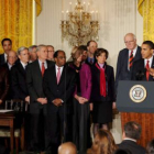Obama junto a los miembros del consejo de asesores económicos
