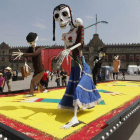 La celebración del Día de Muertos en México.