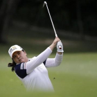 La golfista surcoreana Park In-bee, en acción en Singapur.