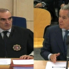 El fiscal Anticorrupción Alejandro Luzón y el expresidente de Caja Madrid Miguel Blesa, durante el juicio.