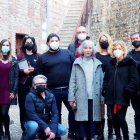 Equipo de producción de ‘Las cartas perdidas’ a su paso por León durante el rodaje del documental. DL