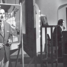 El malogrado meteorólogo Fernando Medina, en una foto histórica de su etapa en TVE en los primeros años de la televisión en España.
