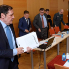 Sáez presidió en Valladolid la reunión de la Sección de Agresiones del Observatorio Único. N. GALLEGO