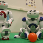 Dos de los robots diseñados por el equipo de Robótica de la Escuela de Ingenierías de la Universidad de León. DL