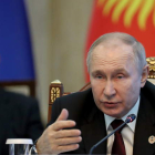 Putin durante la reunión del Consejo Económico Supremo de Eurasia en Kirguistán. IGOR KOVALENKO
