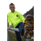 Sergio, en una de sus últimas sesiones de entrenamiento.