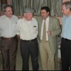En el Bierzo, con militantes de su partido